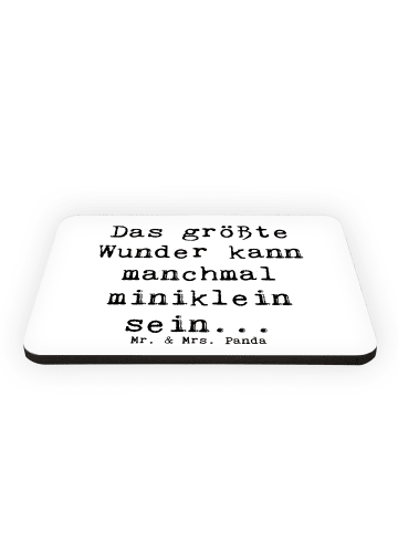 Mr. & Mrs. Panda Kühlschrankmagnet Spruch Wunder Entdecken mit S... in Weiß