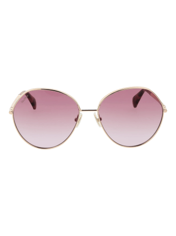 Max Mara Frauen Sonnenbrille Rund Rose Gold