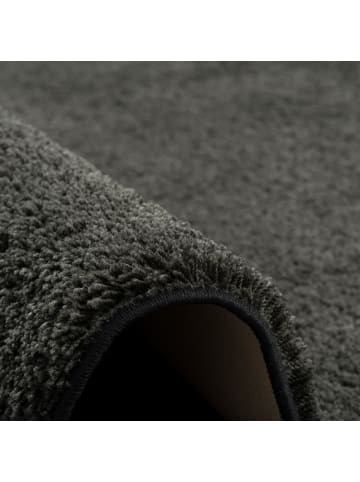 Snapstyle Hochflor-Teppich Palace Rund in silber