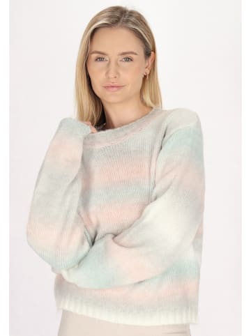 Usha Damen Pullover in Hellblau Mehrfarbig