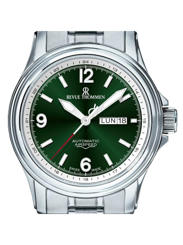Revue Thommen Analoguhr für Herren in Grün