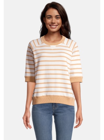 Salzhaut Rundhals T-Shirt für Damen in braun