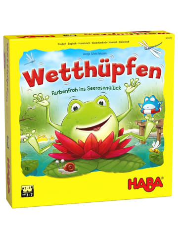 Haba Brettspiel  305272 - Wetthuepfen, Wuerfelspiel - Ab 3 Jahren
