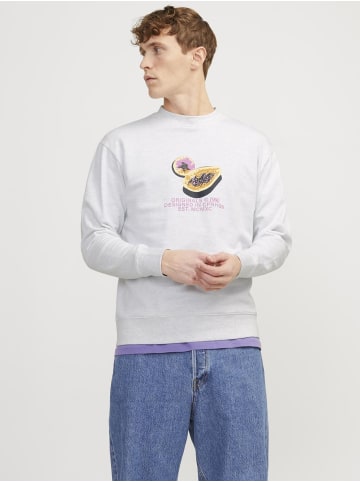 Jack & Jones Sweatshirt in White Melange