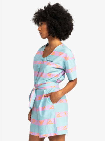 Quiksilver Jumpsuit kurzärmlig Gestreift in Blau