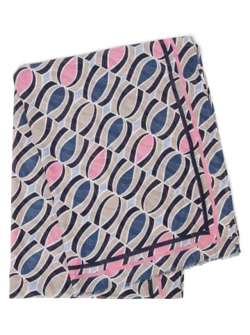 Olsen Schal in indigo mehrfarbig - 0001