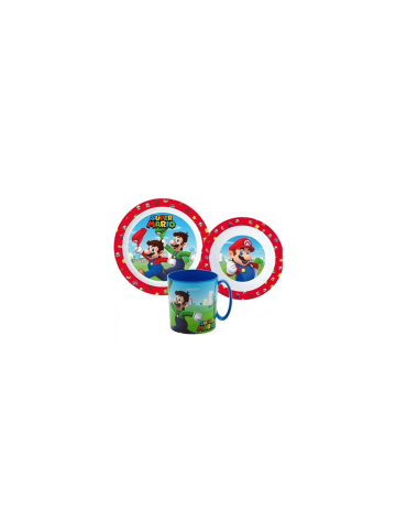 Super Mario Mushroom Kingdom Geschirrset,