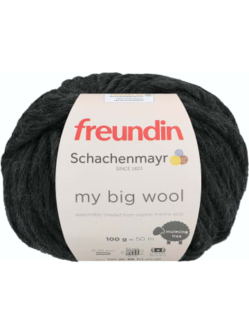 Schachenmayr since 1822 Handstrickgarne my big wool, 100g in Anthrazit Meliert