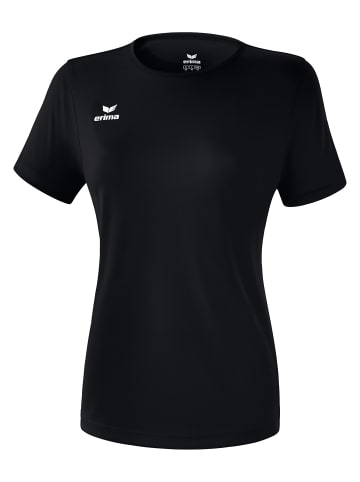 erima Damen Teamsport Funktions T-Shirt in schwarz