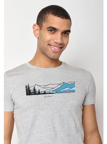 GreenBomb T-Shirt Nature Hike Together in Heidekraut Grau