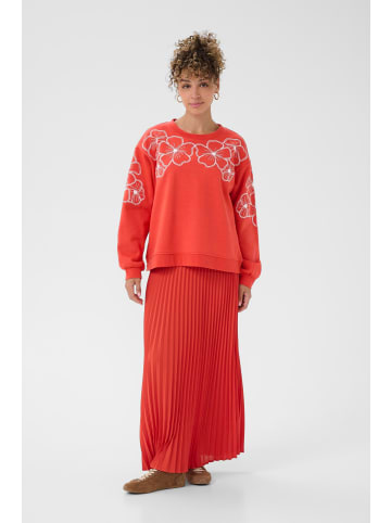 Cream Sweatshirt CRDaria Loose fit in Paprika