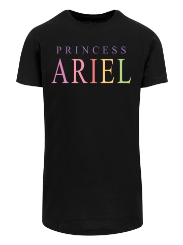 F4NT4STIC Long Cut T-Shirt Disney Arielle Arielle Graphic in schwarz