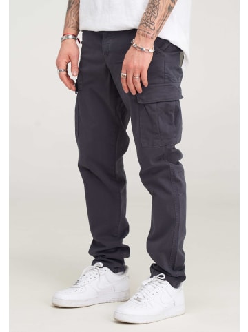 behype Cargo-Hose - BHMATOLA Jogger-Hose Jeanshose Stoffhose in Dunkelgrau