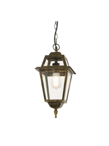 Licht-Erlebnisse Außen Pendelleuchte (B)20.2 x (L)20.2 x (T)95 cm in Gold