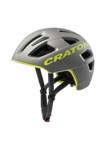 Cratoni City Fahrradhelm C-Pure in anthrazit-lime matt