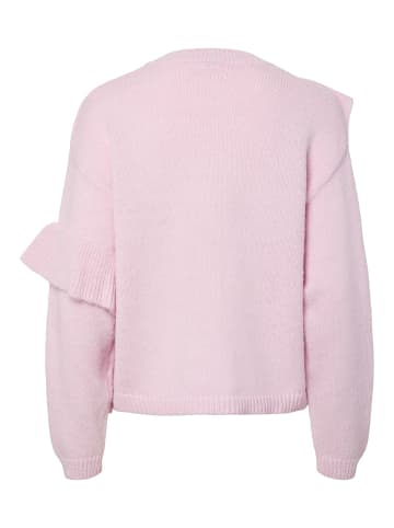 Pieces Strickpullover in Pink Tulle