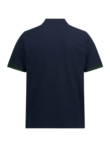 JP1880 Poloshirt in mattes nachtblau