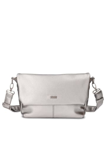 Zwei Mademoiselle M60 - Umhängetasche 33 cm (cord-mocca) in silver