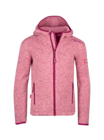 Trollkids Kapuzen Fleecejacke "Jondalen XT" in Violett/Pflaume