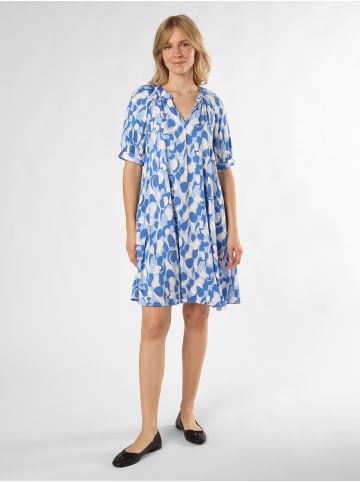 Ambiance Kleid in blau ecru - 0003