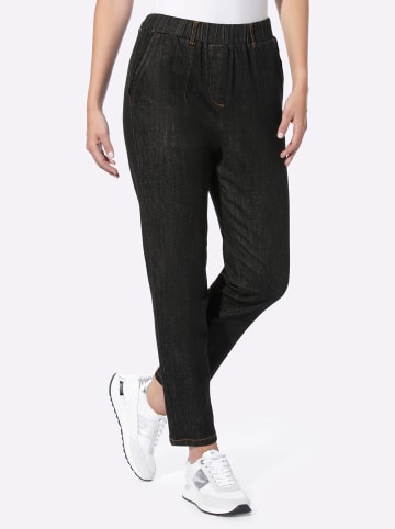 Heine Stretch-Jeans in black denim