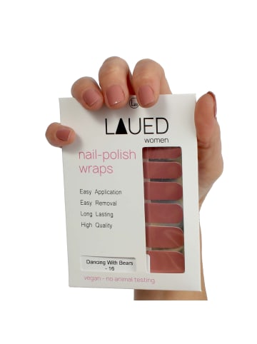 VARGU LAUED vegane Nagelfolien solid brown in Dancing With Bears