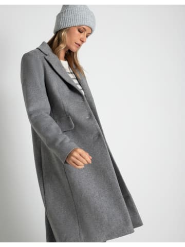 More & More klassischer Blazermantel, Wollmischung in warm grey melange