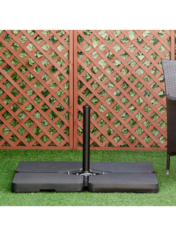 Outsunny Schirmgewicht in Schwarz 100L x 100B x 6,8H cm