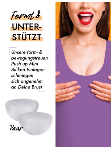 Skin Wrap BH-Einlage in Push-up Mini Silikon Transparent