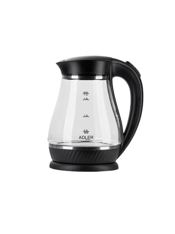 Adler Europe AD 1274 B Wasserkocher 1,7L - 2200W, LED, 360°-Sockel in Schwarz