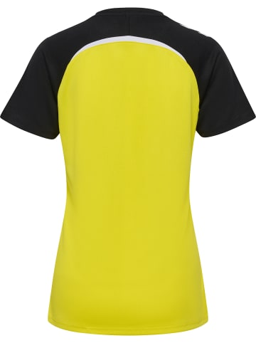 Hummel T-Shirt Hmllead Damen in BLAZING YELLOW/BLACK