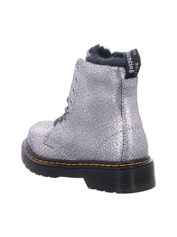 Dr. Martens Schnürstiefel in Silber