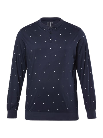 JP1880 Langer Schlafanzug in navy blau