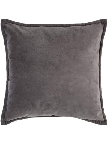 Atmosphera Créateur d'intérieur Dekokissen anthrazit in Anthrazitfarben, 45 x 45 cm