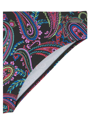 Venice Beach Bikini-Hose in schwarz bedruckt