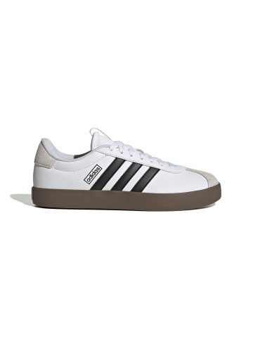 adidas Schnürschuhe Vl Court 3.0 in white/core black/grey one