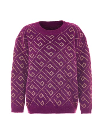 ebeeza Damen Strickpullover in Lavendel