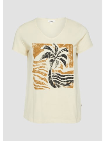 s.Oliver T-Shirt in 80D0_helles beige