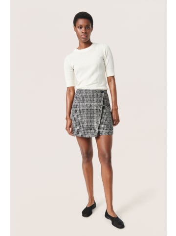 Soaked in Luxury Langarm-Shirt SLSpina Gerade Passform in Whisper White