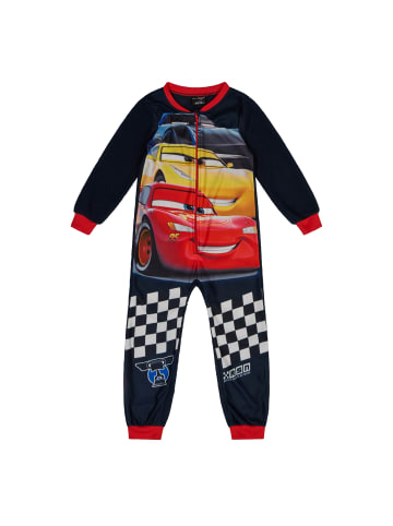 ONOMATO! Schlafanzug Cars Lightning McQueen Jumpsuit in Dunkel-Blau