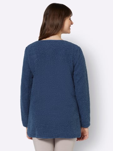 WITT WEIDEN Teddy-Fleecejacke in jeansblau