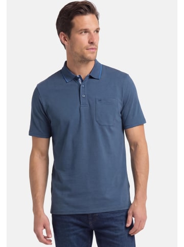 Redmond Poloshirt Basic in Dunkelblau / grün