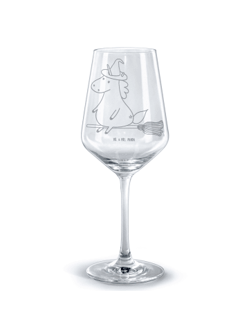 Mr. & Mrs. Panda Weinkelch Einhorn Hexe ohne Spruch in Transparent