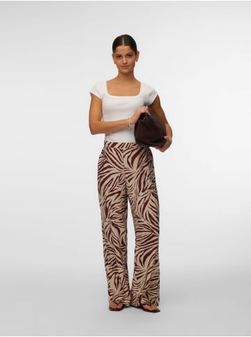 Vero Moda Hose mit weitem Beinschnitt in Pumice Stone
