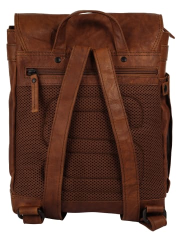 SPIKES & SPARROW Rucksack in cognac