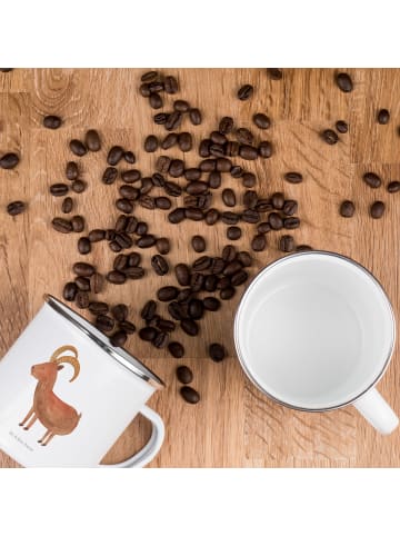 Mr. & Mrs. Panda Becher Sternzeichen Steinbock ohne Spruch in Weiß