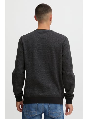 BLEND Rundhalspullover Sweatshirt 20714598  melierter Pullover in Schwarz