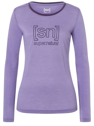 super.natural Merino Longsleeve in lila