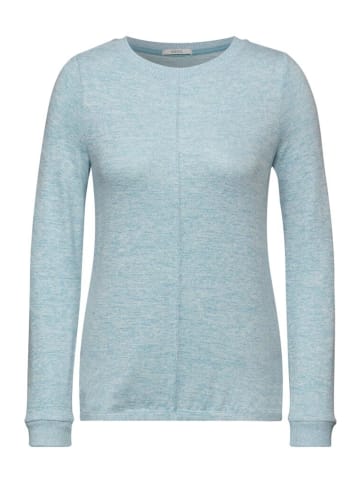 Cecil Langarmshirt in turquoise melange