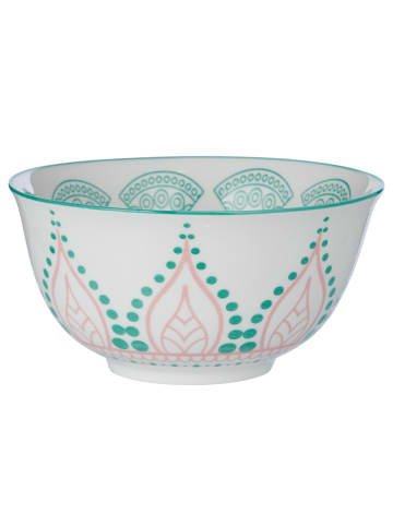 Butlers Schale ORNAMENTS 6er-Set in Grün / Pink